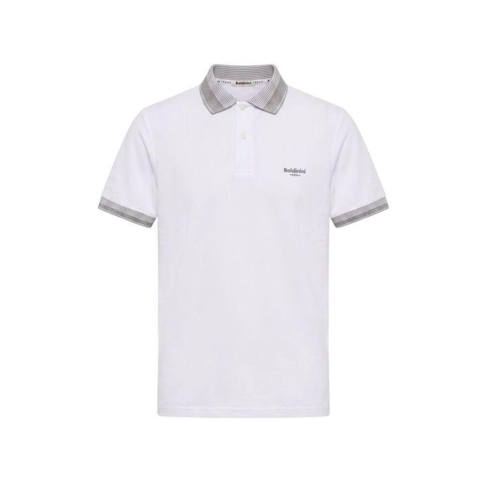 Baldinini Trend White Cotton Men Men's Polo-Shirt